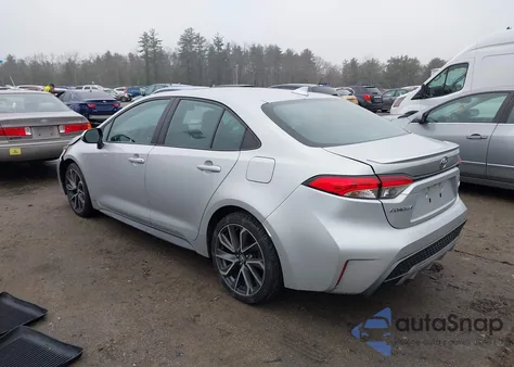 2021 Toyota Corolla Se z USA, uszkodzony, nr VIN 5YFS4MCE6MP088849